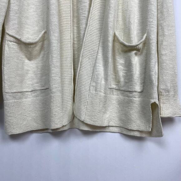 Madewell Bradley Cardigan Sweater‎ Sz XS Ivory Cream Slub Knit Style AI212 - Picture 13 of 14